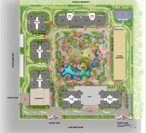 Layout Location Map